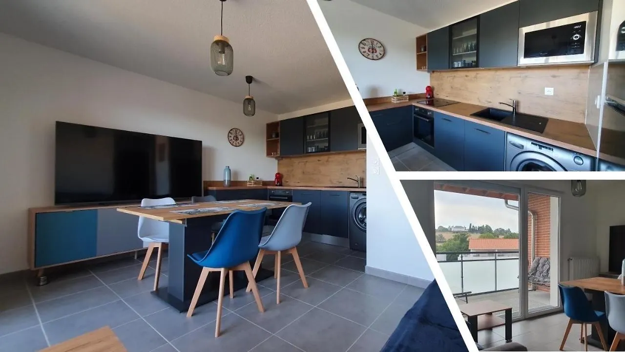 Apartmán Havre De Paix Pres De Toulouse Parking Inclus Quint-Fonsegrives